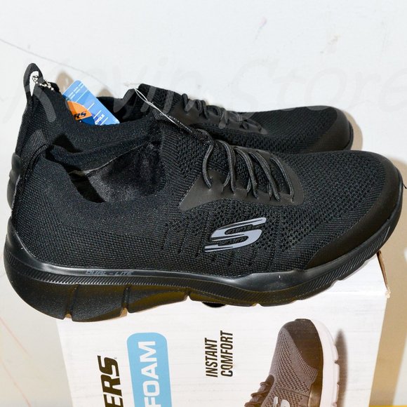 Black Skechers men Athletic shoes - Picture 4 of 9